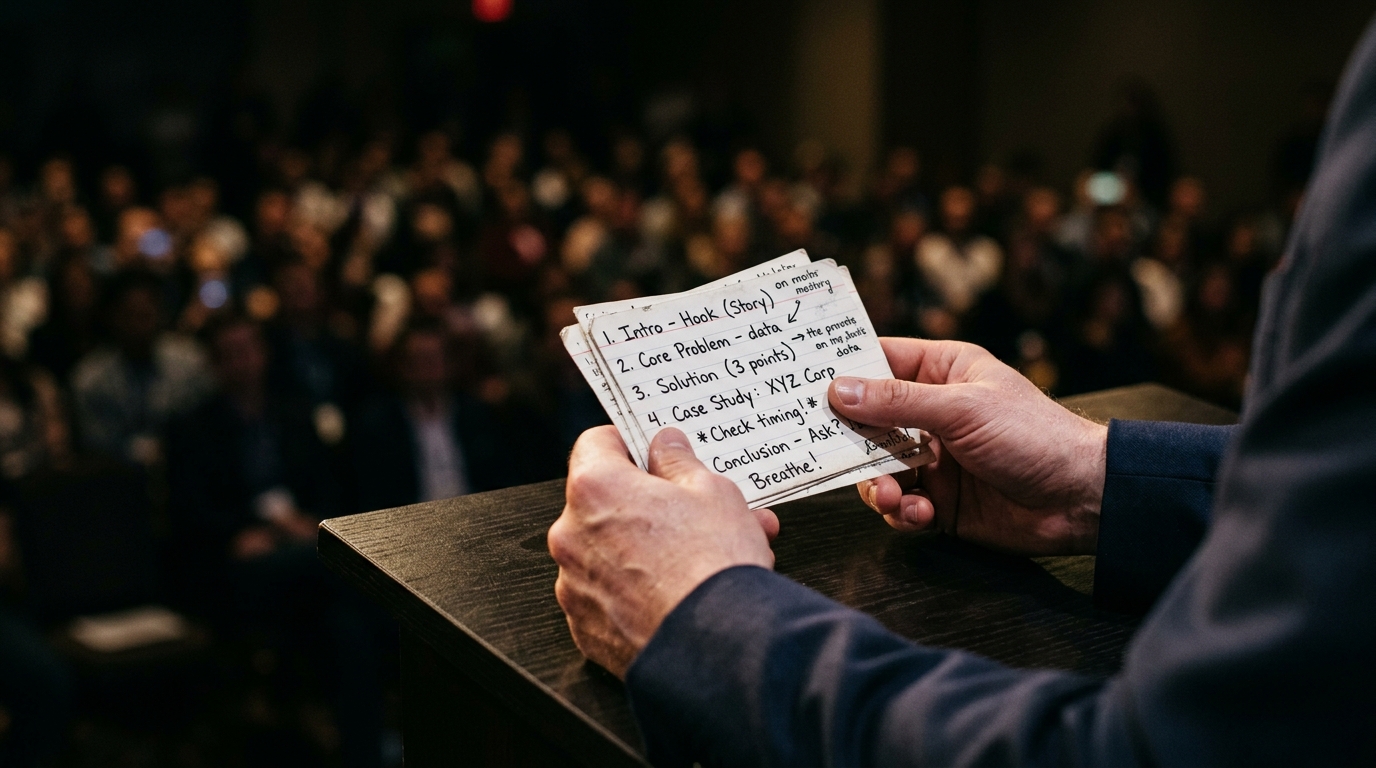 Detail View of Presentation Notes