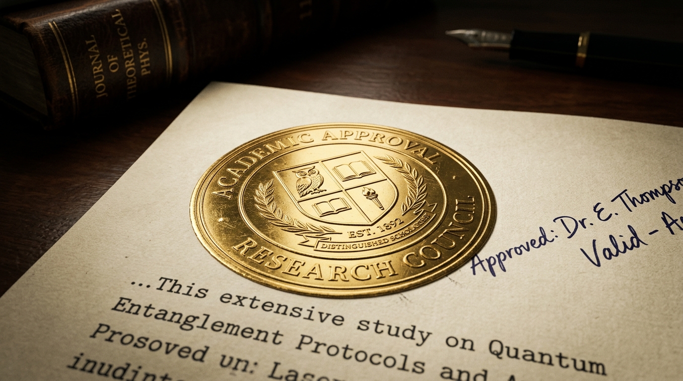 Academic Journal Manuscripts and Verification Documents